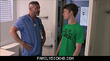 Doctor Step Dad Teaching His Virgin Twink Step Son How To Explore And Fuck In Bathroom