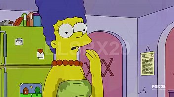 Marge simpson cogiendo con flanders mientras no hay nadie en casa