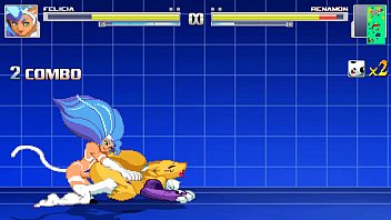 Darkstalkers Felicia fucks Renamon