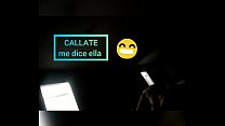 Ella hablando x cell y yo dándole duro a esta charapita rica