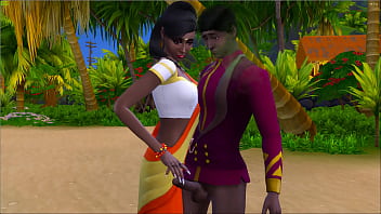 Indian Brother And Sister On Vacation Fucking Outdoor On The Beach For The First Time Part. 2