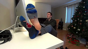 Myles Rest's His Feet up on the Desk in Your Face! 1080p HD